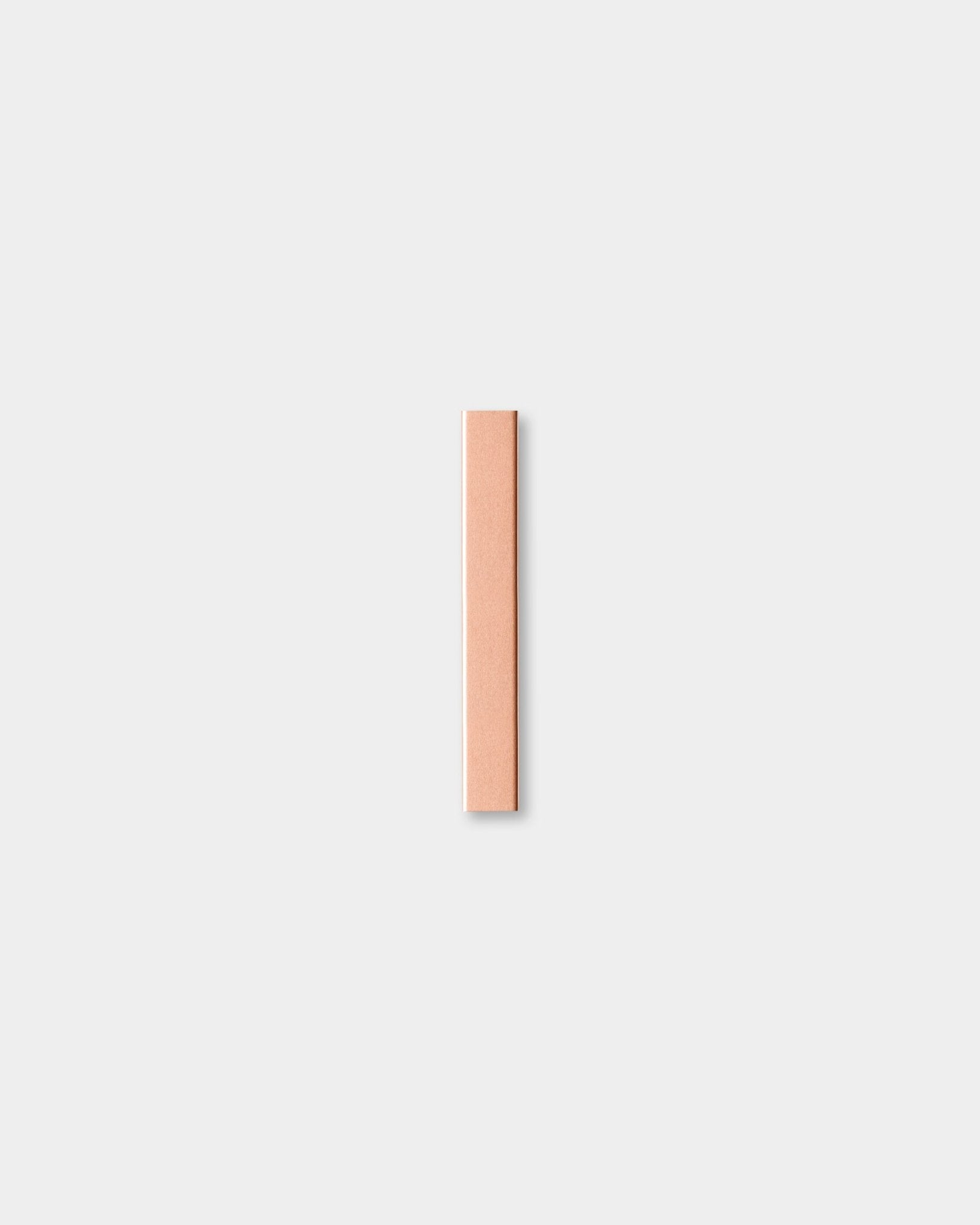 The Liva | Cover / Copper acoustic wood panel by WoodUpp, measuring 20 cm, is centered against a plain light gray background.