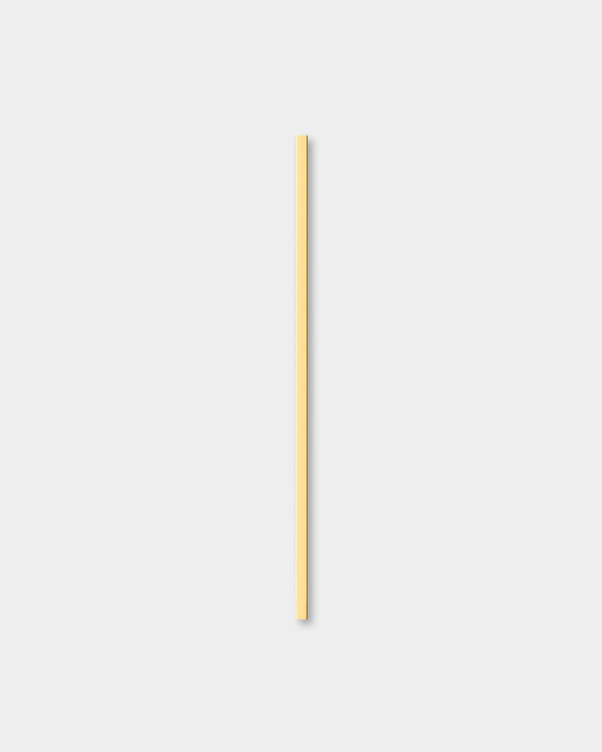 The Liva | Cover / Brass, 120 cm acoustic panel by WoodUpp is centered on a plain, light gray background, showing its minimalist Nordic design.