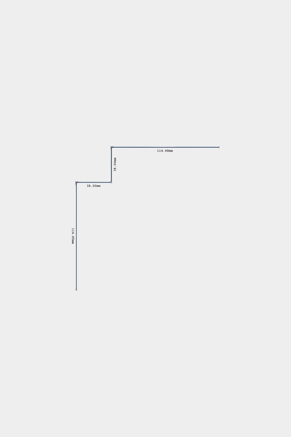 Installation Products | Aluwood / Inside corner, 240 cm