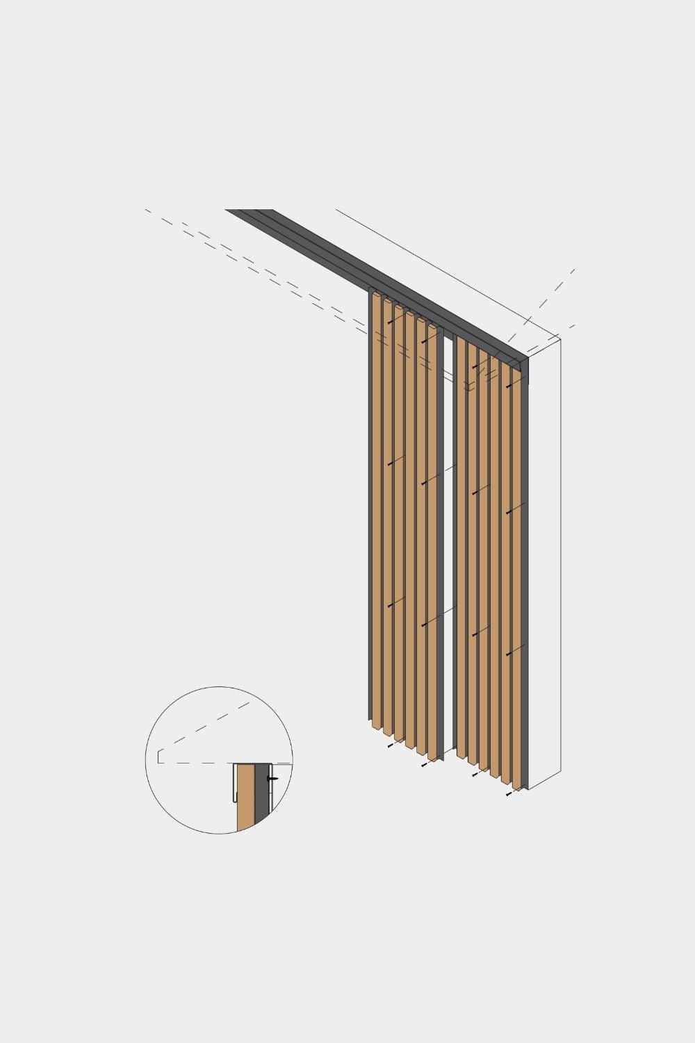 Installation Products | Aluwood / Top Finishing - 240 cm