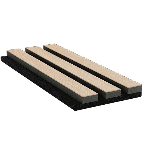 Image 1 of 2 in Classic Oak (Black Felt, Black Core) – Sample gallery